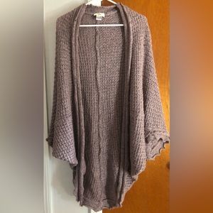 Entro purple cardigan in size small